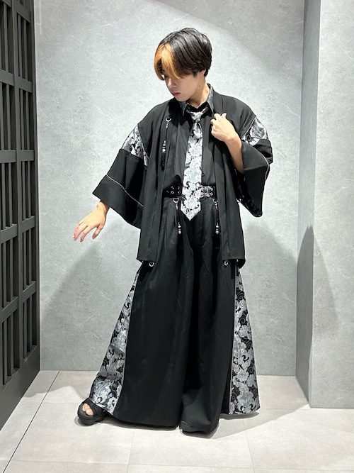 唐草文様ジャカードジップパンツ（その他パンツ）｜REZEN