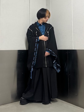 「アイテム（その他アウター）」を使った、みちゅんさん（メンズ・162cm）の秋コーディネート