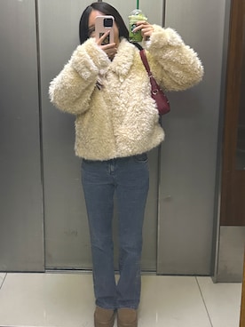 Miyuさん（レディース・162cm）の冬コーディネート