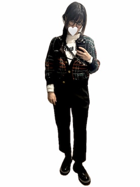 「アイテム（ドレスシューズ）」を使った、lovejoymikkoさん（レディース・159cm）の冬コーディネート