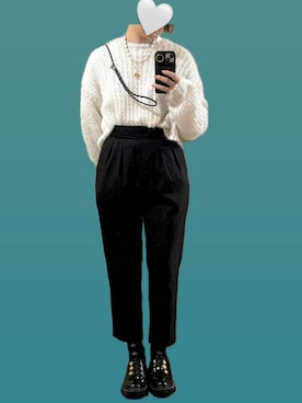 「アイテム（ソックス/靴下）」を使った、lovejoymikkoさん（レディース・159cm）の秋コーディネート