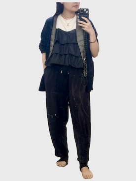 「アイテム（ベスト）」を使った、lovejoymikkoさん（レディース・159cm）の秋コーディネート