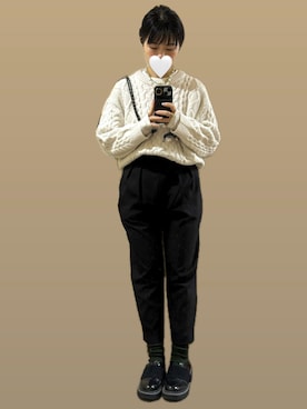 lovejoymikkoさん（骨格ウェーブ・レディース・159cm）の冬コーディネート