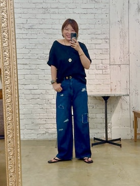 yosshiiiiiiさん（レディース・165cm）の夏コーディネート