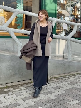 yosshiiiiiiさん（レディース・165cm）の冬コーディネート