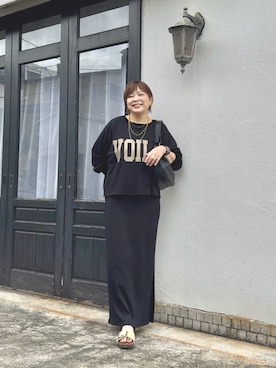 「アイテム（スウェット）」を使った、yosshiiiiiiさん（レディース・165cm）の夏コーディネート