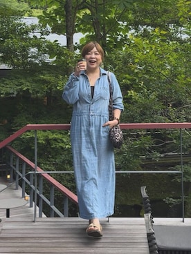 「アイテム（ワンピース/ドレス）」を使った、yosshiiiiiiさん（レディース・165cm）の夏コーディネート