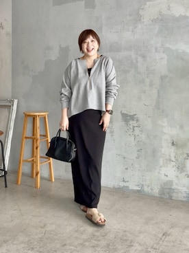 「アイテム（ワンピース）」を使った、yosshiiiiiiさん（レディース・165cm）の夏コーディネート