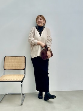 「RIVE DROITE（リヴドロワ）のアイテム」を使った、yosshiiiiiiさん（レディース・165cm）の秋コーディネート