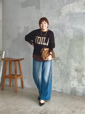 「アイテム（スウェット）」を使った、yosshiiiiiiさん（レディース・165cm）の夏コーディネート