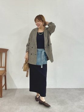 「RIVE DROITE（リヴドロワ）のアイテム」を使った、yosshiiiiiiさん（レディース・165cm）の冬コーディネート