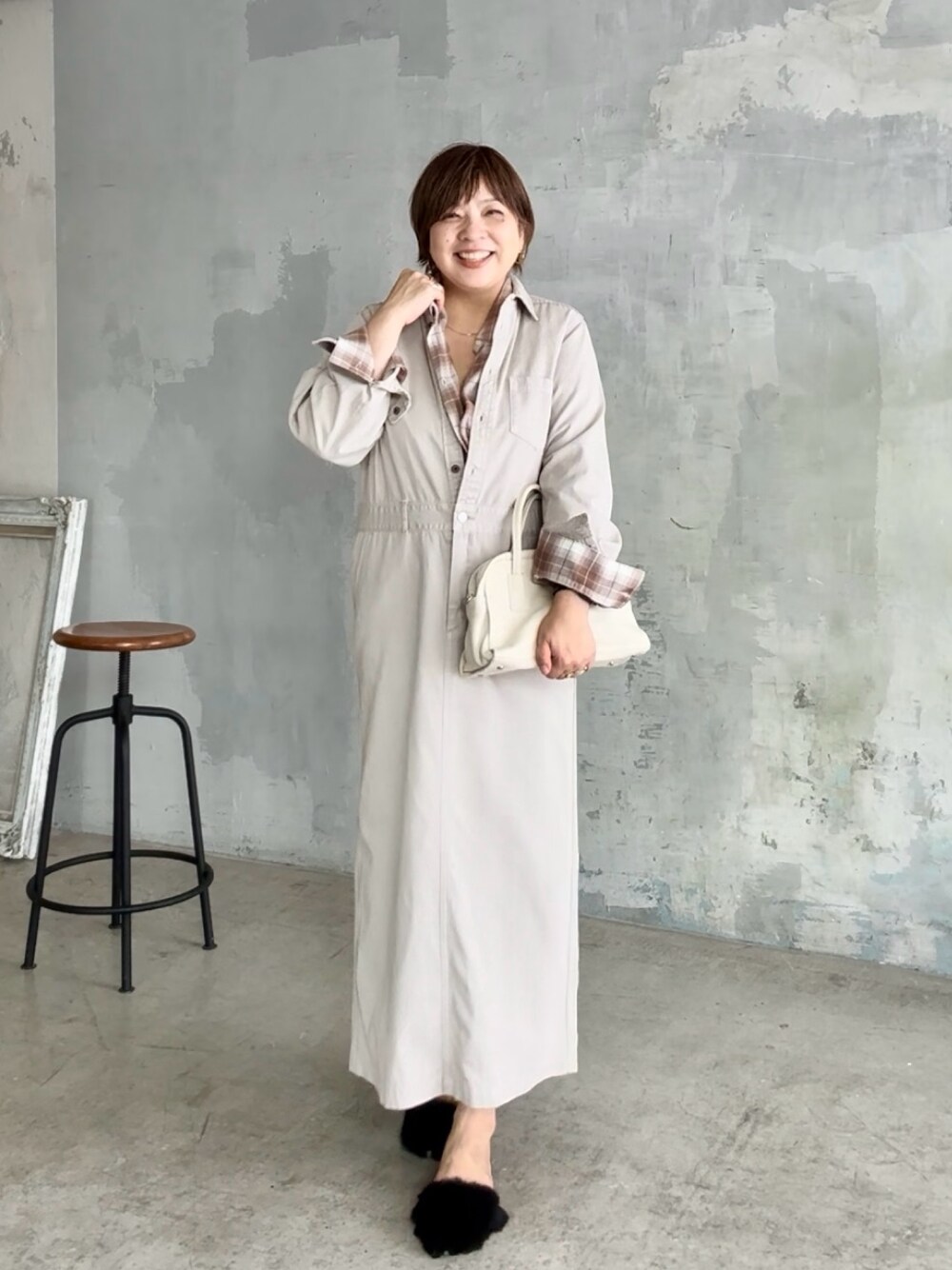 リヴドロワ RIVE DROITE 24SS MONN×Yoshiiiiii デニムシャツワンピース