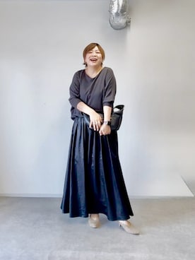 「アイテム（スカート）」を使った、yosshiiiiiiさん（レディース・165cm）の夏コーディネート