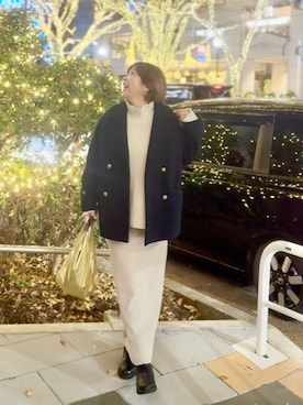 「おでかけコーデ」｜yosshiiiiiiさん（レディース・165cm）の冬コーディネート