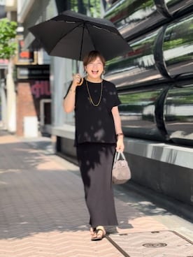 「大人カジュアルコーデ」｜yosshiiiiiiさん（レディース・165cm）の夏コーディネート