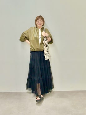 「RIVE DROITE（リヴドロワ）のアイテム（バッグ）」を使った、yosshiiiiiiさん（レディース・165cm）の春コーディネート