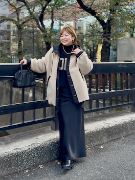 「アイテム（その他アウター）」を使った、yosshiiiiiiさん（レディース・165cm）の秋コーディネート