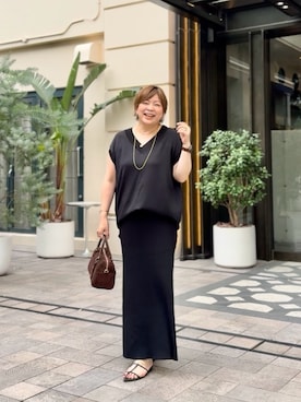 「大人カジュアルコーデ」｜yosshiiiiiiさん（レディース・165cm）の夏コーディネート