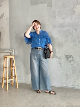 「40代女性」｜yosshiiiiiiさん（レディース・165cm）の夏コーディネート