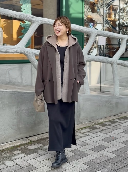 セール】【シーズンムード高まる】エコファーフードジレ（その他