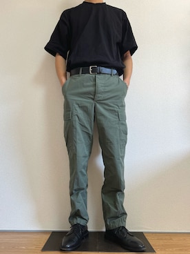「Trading Post（トレーディングポスト）のアイテム（シューズ）」を使った、だいさん（メンズ・180cm）の秋コーディネート
