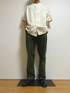 「Trading Post（トレーディングポスト）のアイテム（シューズ）」を使った、だいさん（メンズ・180cm）の秋コーディネート