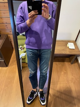 「NEW ERA（ニューエラ）のアイテム（PC・スマホグッズ/家電）」を使った、としさん（メンズ・167cm）の冬コーディネート