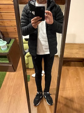 「AZUL（アズール）のアイテム（パンツ）」を使った、としさん（メンズ・167cm）の冬コーディネート