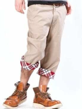 「しまむら（シマムラ）のアイテム（チノパンツ）」を使った、おおばやすひらさん（メンズ・166cm）の秋コーディネート