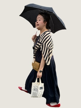 「赤い靴」｜maicccさん（レディース・158cm）の夏コーディネート