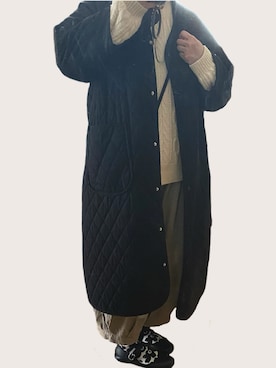 「ハンドメイドニット」｜maicccさん（レディース・158cm）の冬コーディネート