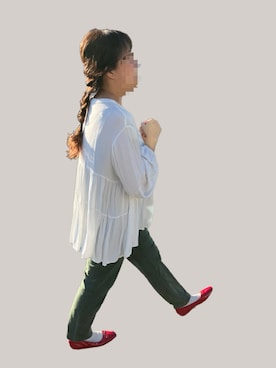 「Eddie Bauer（エディーバウアー）のアイテム」を使った、maicccさん（レディース・158cm）の秋コーディネート