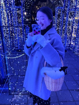 「Simplicite（サンプリシテ）のアイテム（ジャケット/アウター）」を使った、maicccさん（レディース・158cm）の秋コーディネート