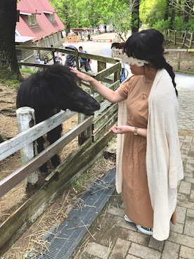 「ジャックパーセル」｜「アイテム（ワンピース/ドレス）」を使った、maicccさん（レディース・158cm）の春コーディネート