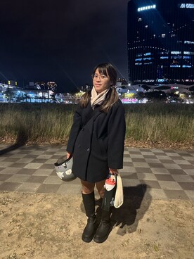 「gracegift（グレースギフト）のアイテム」を使った、憶さん（レディース・157cm）の冬コーディネート