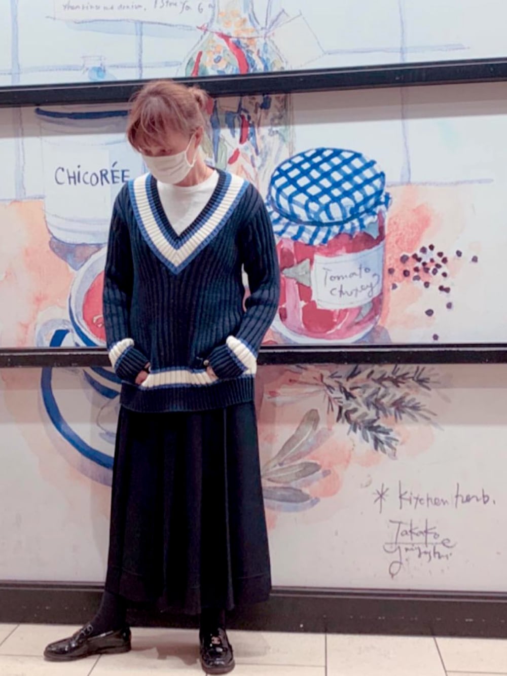どんなコーデにも♡CHANEL CCロゴローファー 23A/綺麗目コーデに☆【CHANEL 】ローファー モカシン CCロゴ