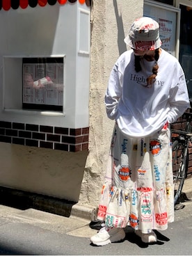 「MARKEY'S（マーキーズ）のアイテム（帽子）」を使った、savieさん（レディース・155cm）の秋コーディネート