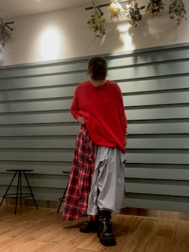 「アイテム（スカート）」を使った、savieさん（レディース・155cm・60代）の夏コーディネート