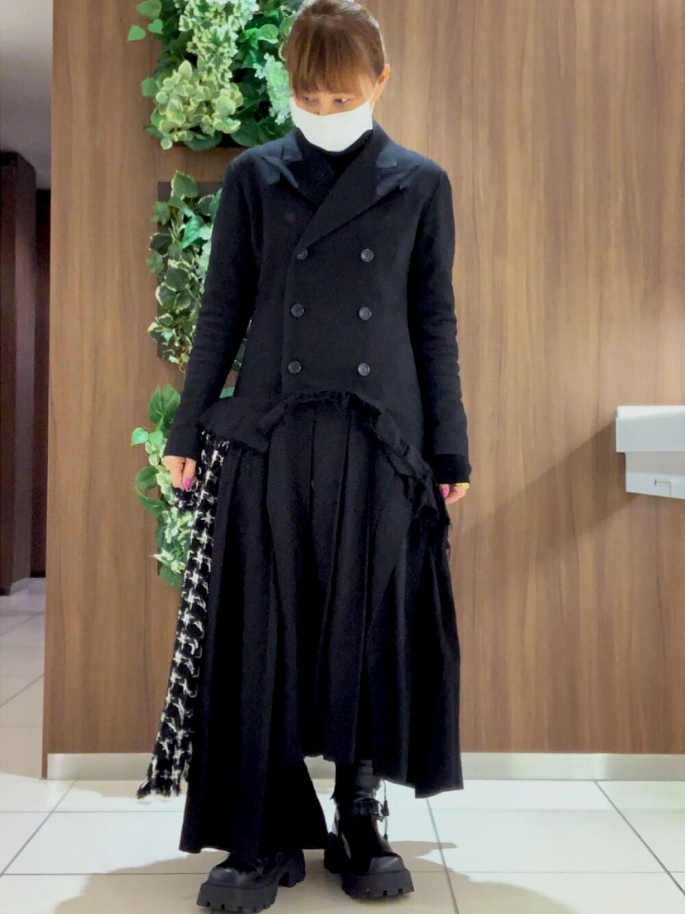 ヨージヤマモトワンピース。春秋冬着用可能 1636863356_1000.jpg