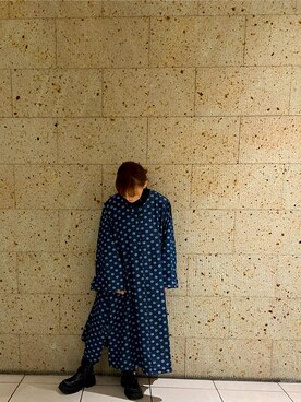 「AS KNOW AS olaca（アズノゥアズ オオラカ）のアイテム」を使った、savieさん（レディース・155cm）の秋コーディネート