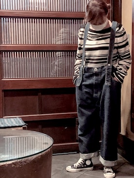 「mastermind JAPAN（マスターマインド）のアイテム」を使った、savieさん（レディース・155cm）の秋コーディネート