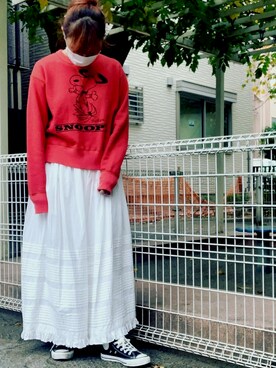 「mastermind JAPAN（マスターマインド）のアイテム」を使った、savieさん（レディース・155cm）の秋コーディネート