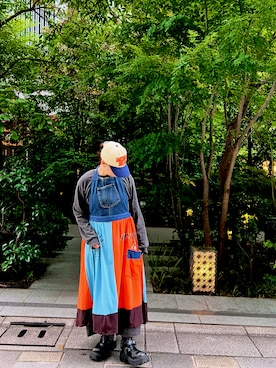 「アイテム（帽子）」を使った、savieさん（レディース・155cm・60代）の夏コーディネート