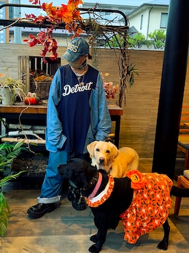 「アイテム（パンツ）」を使った、savieさん（レディース・155cm・60代）の秋コーディネート