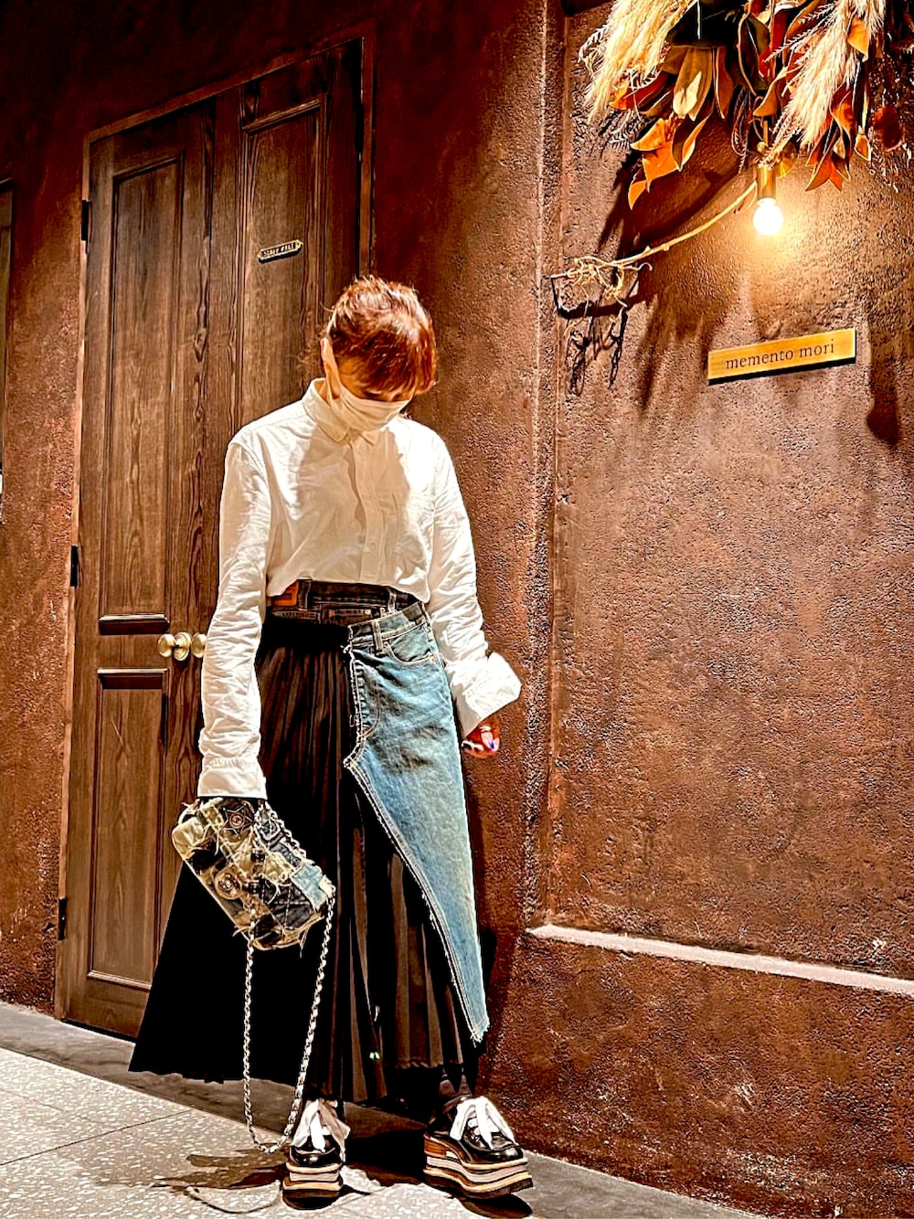 コグマさま専用 COMME des GARÇONS デニムスカート COMME des GARCONSのデニムスカートを使った人気ファッション