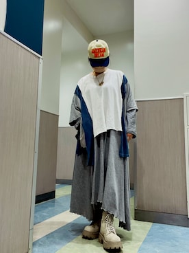 「remakeのアイテム（ワンピース）」を使った、savieさん（レディース・155cm・60代）の夏コーディネート
