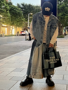 「アイテム（ブーツ）」を使った、savieさん（レディース・155cm・60代）の夏コーディネート