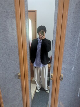 「ONCILY（オンシェリー）のアイテム（カーディガン/ボレロ）」を使った、wajgさん（メンズ・175cm）の秋コーディネート