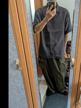「Bleme（ブレム）のアイテム」を使った、wajgさん（メンズ・175cm）の夏コーディネート