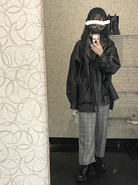 「WEGO（ウィゴー）のアイテム（ヘアバンド）」を使った、Suzuさん（レディース・159cm）の秋コーディネート